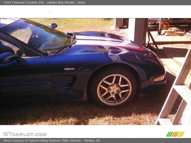 LeMans Blue Metallic / Black 2004 Chevrolet Corvette Z06