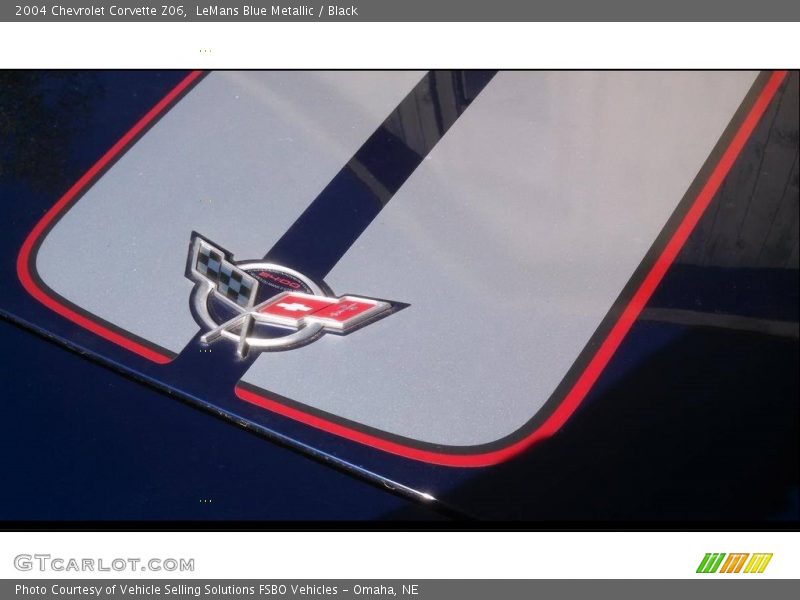 LeMans Blue Metallic / Black 2004 Chevrolet Corvette Z06