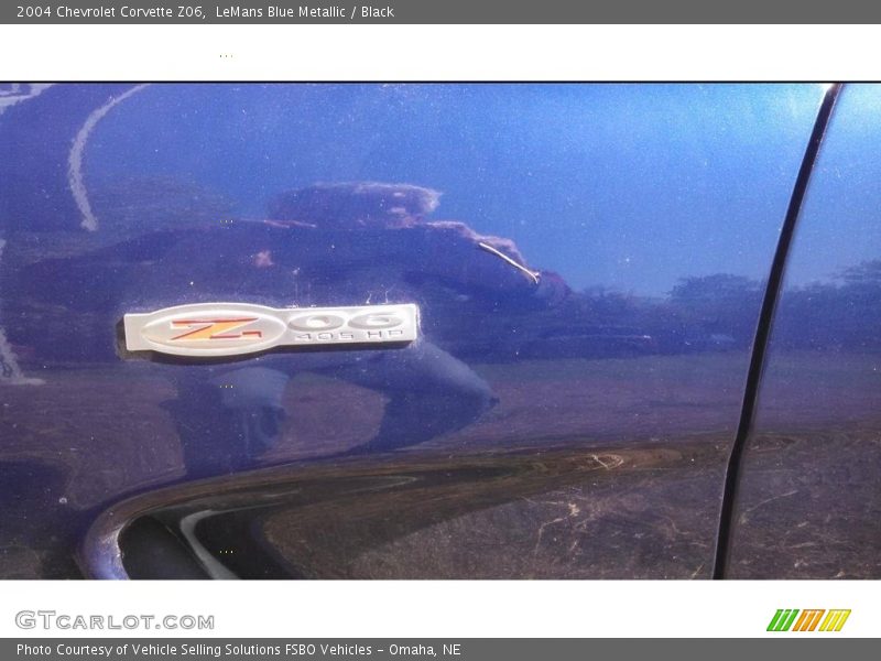 LeMans Blue Metallic / Black 2004 Chevrolet Corvette Z06