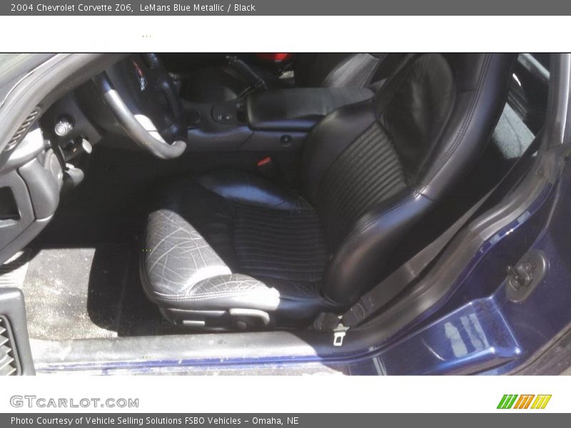 LeMans Blue Metallic / Black 2004 Chevrolet Corvette Z06