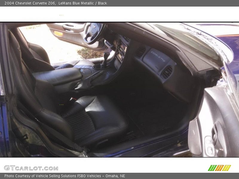 LeMans Blue Metallic / Black 2004 Chevrolet Corvette Z06