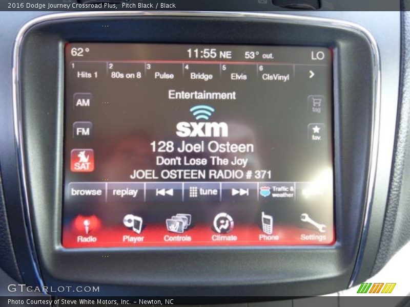 Pitch Black / Black 2016 Dodge Journey Crossroad Plus