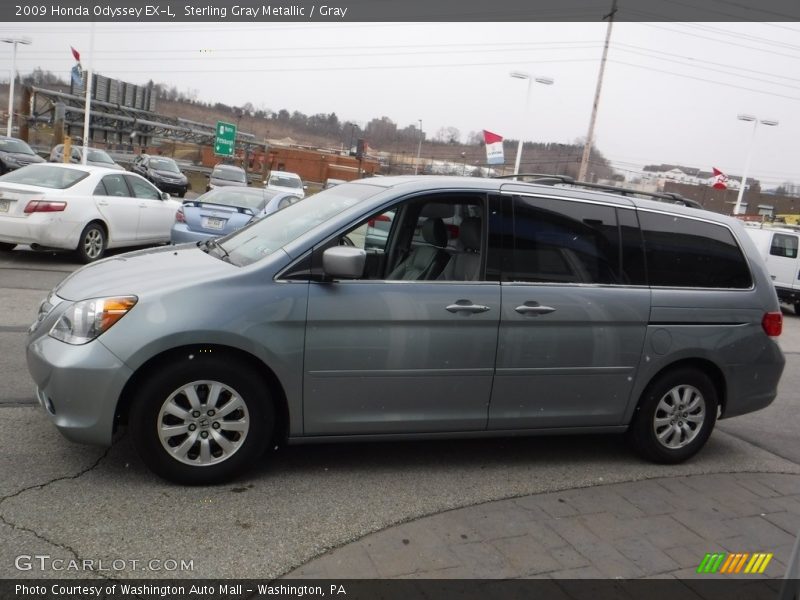 Sterling Gray Metallic / Gray 2009 Honda Odyssey EX-L