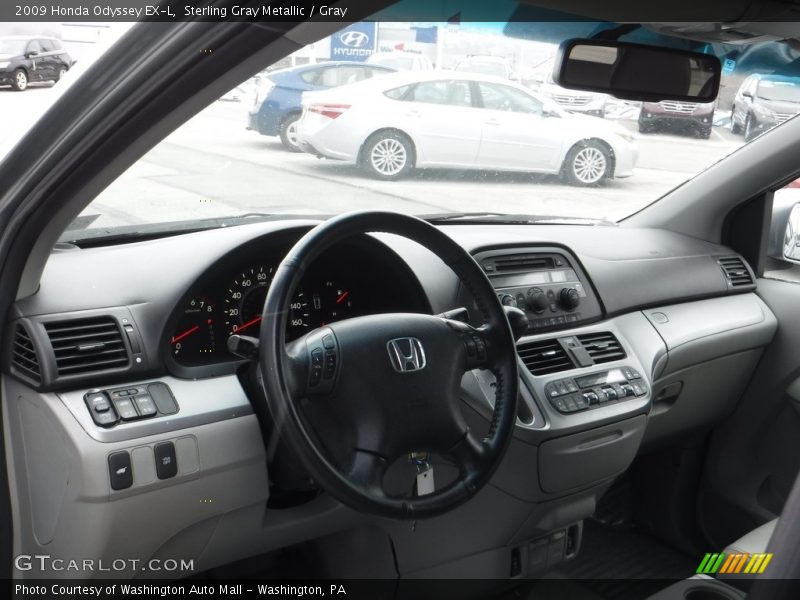 Sterling Gray Metallic / Gray 2009 Honda Odyssey EX-L