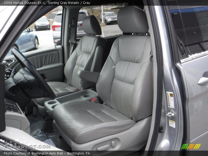 Sterling Gray Metallic / Gray 2009 Honda Odyssey EX-L