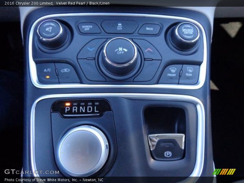 Velvet Red Pearl / Black/Linen 2016 Chrysler 200 Limited