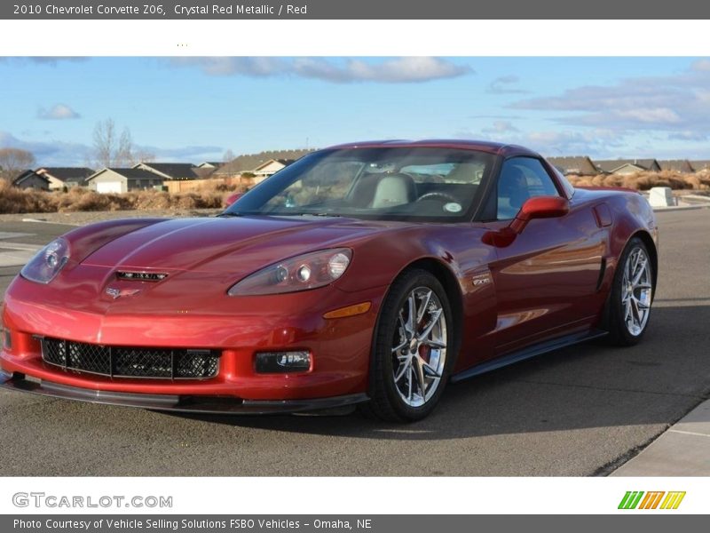 Crystal Red Metallic / Red 2010 Chevrolet Corvette Z06