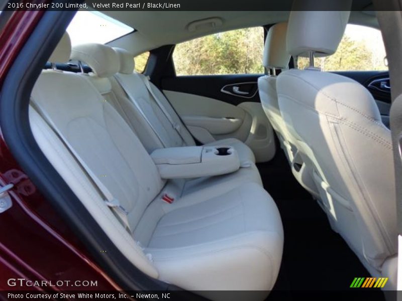 Velvet Red Pearl / Black/Linen 2016 Chrysler 200 Limited