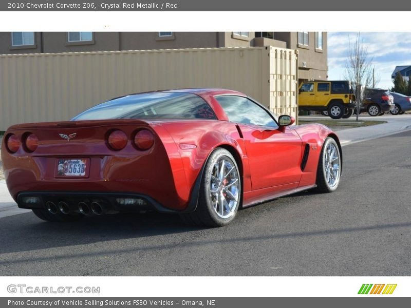 Crystal Red Metallic / Red 2010 Chevrolet Corvette Z06