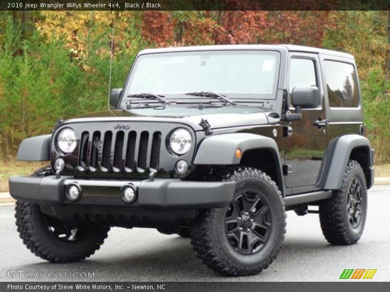 Front 3/4 View of 2016 Wrangler Willys Wheeler 4x4