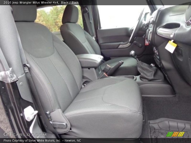 Black / Black 2016 Jeep Wrangler Willys Wheeler 4x4