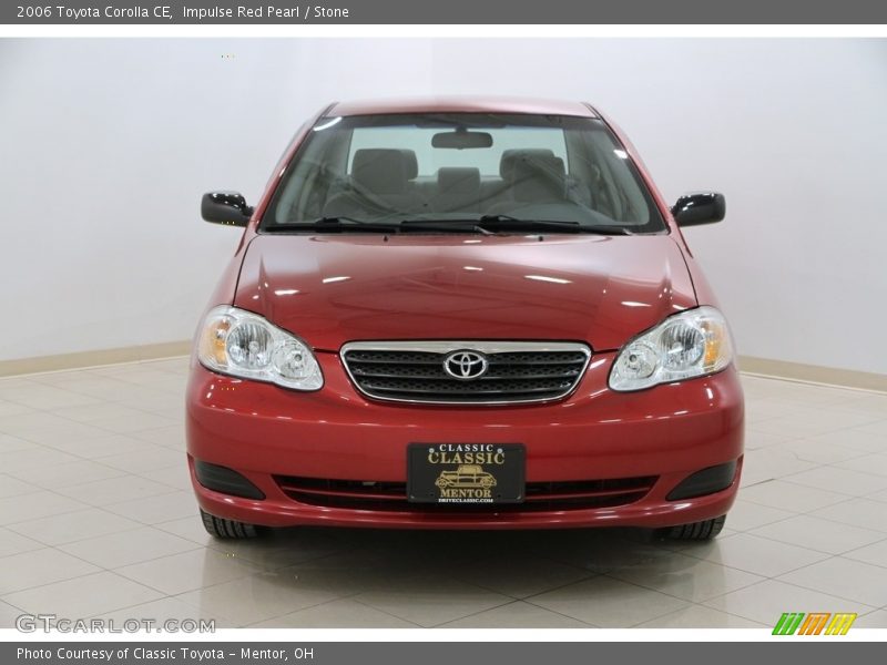 Impulse Red Pearl / Stone 2006 Toyota Corolla CE