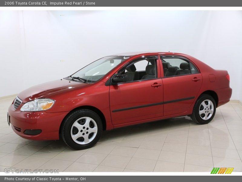 Impulse Red Pearl / Stone 2006 Toyota Corolla CE
