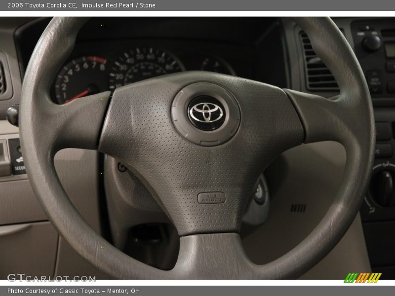 Impulse Red Pearl / Stone 2006 Toyota Corolla CE
