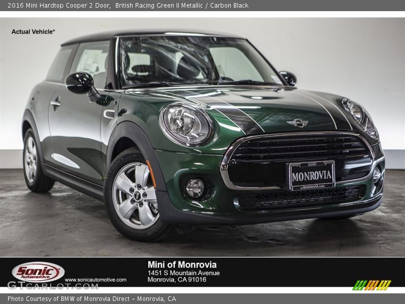 British Racing Green II Metallic / Carbon Black 2016 Mini Hardtop Cooper 2 Door