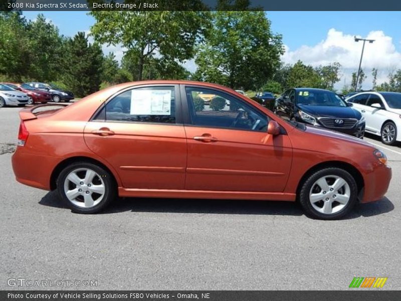  2008 Spectra SX Sedan Electric Orange