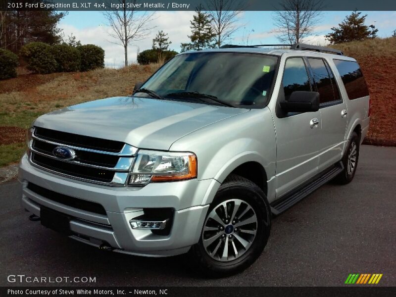 Ingot Silver Metallic / Ebony 2015 Ford Expedition EL XLT 4x4