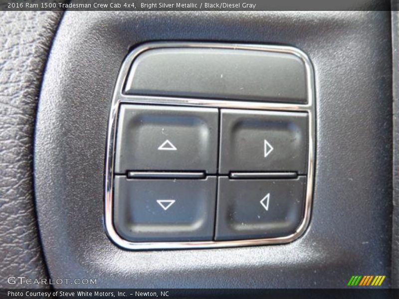 Bright Silver Metallic / Black/Diesel Gray 2016 Ram 1500 Tradesman Crew Cab 4x4