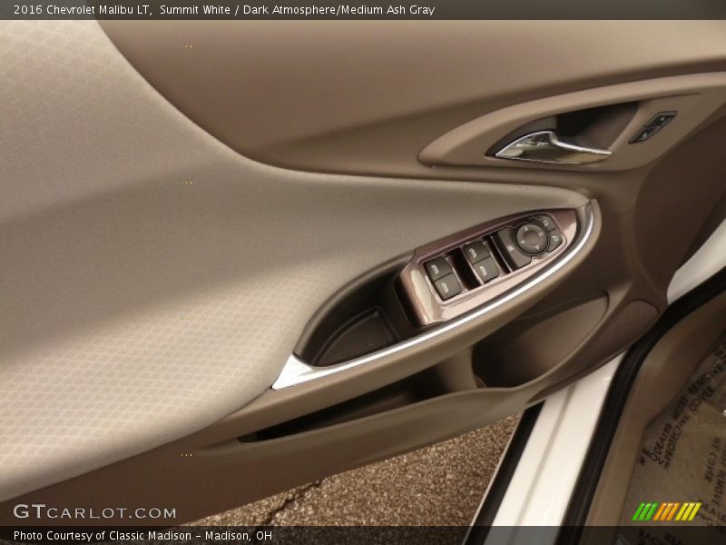 Summit White / Dark Atmosphere/Medium Ash Gray 2016 Chevrolet Malibu LT
