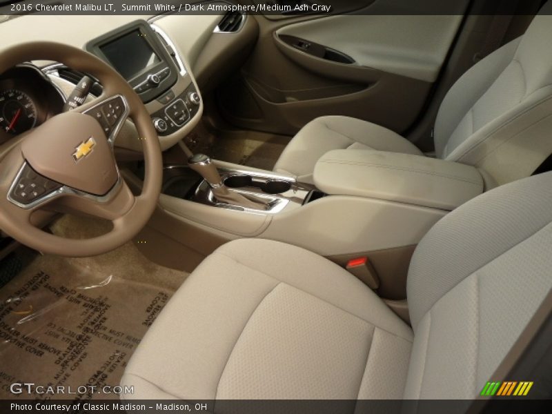 Summit White / Dark Atmosphere/Medium Ash Gray 2016 Chevrolet Malibu LT