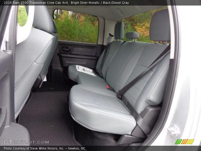 Bright Silver Metallic / Black/Diesel Gray 2016 Ram 1500 Tradesman Crew Cab 4x4