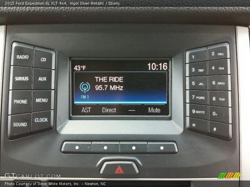 Ingot Silver Metallic / Ebony 2015 Ford Expedition EL XLT 4x4