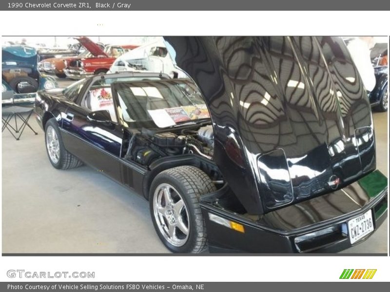 Black / Gray 1990 Chevrolet Corvette ZR1