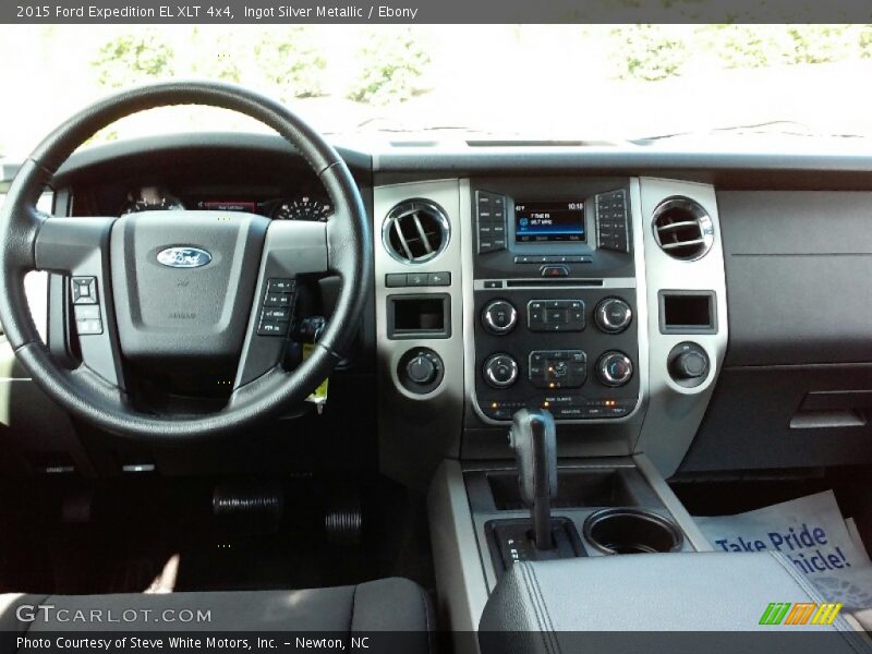 Ingot Silver Metallic / Ebony 2015 Ford Expedition EL XLT 4x4
