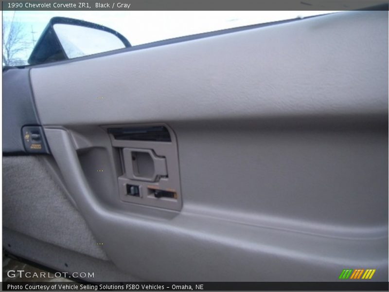 Black / Gray 1990 Chevrolet Corvette ZR1
