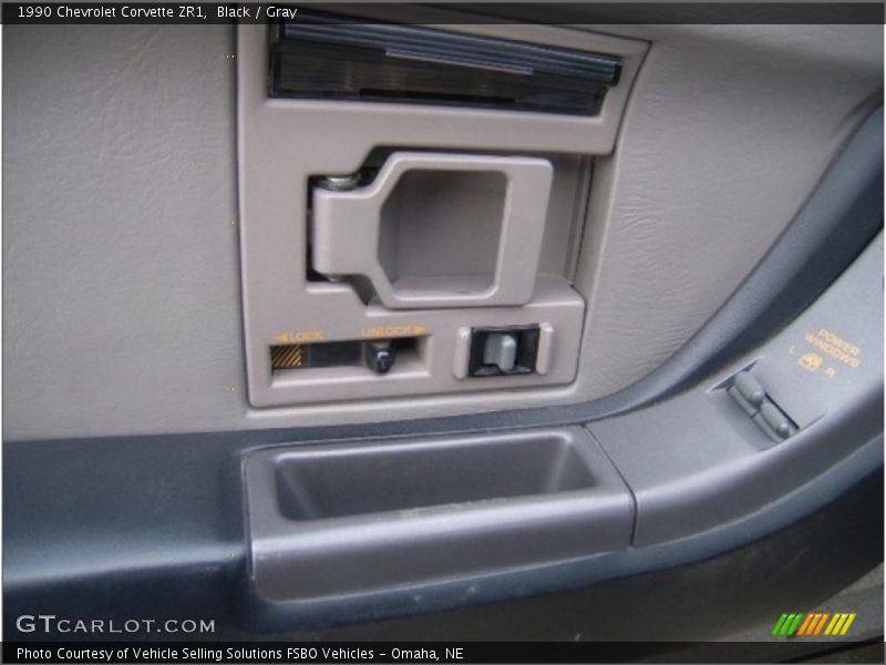 Black / Gray 1990 Chevrolet Corvette ZR1