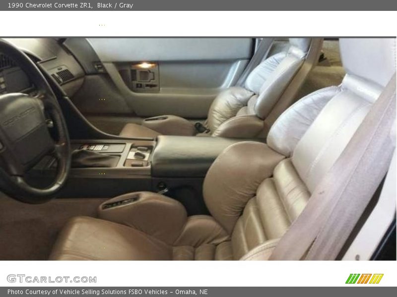  1990 Corvette ZR1 Gray Interior