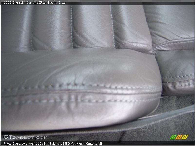 Black / Gray 1990 Chevrolet Corvette ZR1