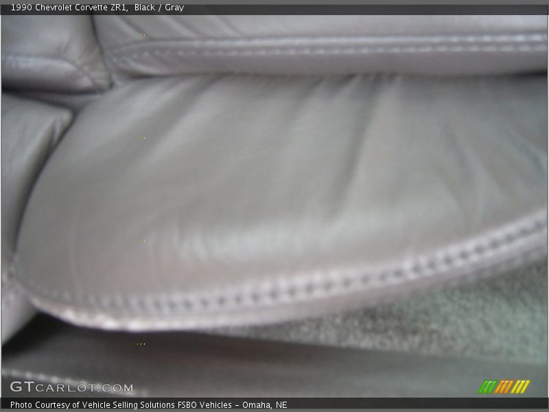 Black / Gray 1990 Chevrolet Corvette ZR1
