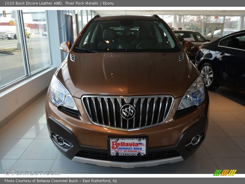 River Rock Metallic / Ebony 2016 Buick Encore Leather AWD