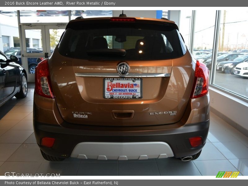 River Rock Metallic / Ebony 2016 Buick Encore Leather AWD