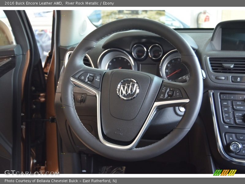 River Rock Metallic / Ebony 2016 Buick Encore Leather AWD