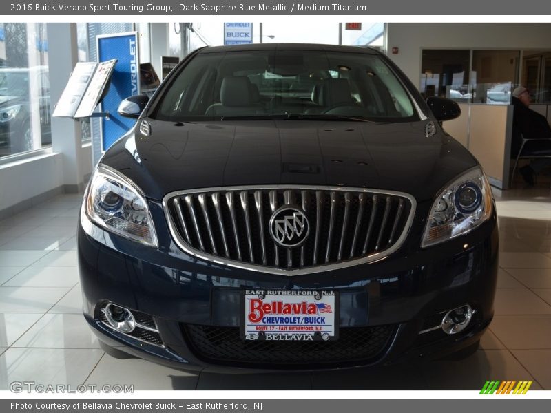 Dark Sapphire Blue Metallic / Medium Titanium 2016 Buick Verano Sport Touring Group