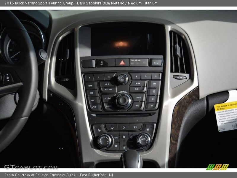 Dark Sapphire Blue Metallic / Medium Titanium 2016 Buick Verano Sport Touring Group
