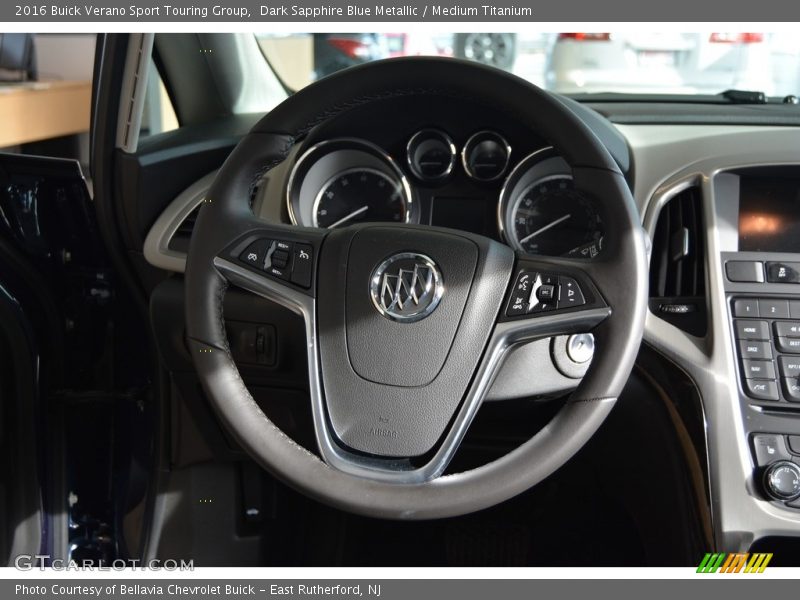 Dark Sapphire Blue Metallic / Medium Titanium 2016 Buick Verano Sport Touring Group