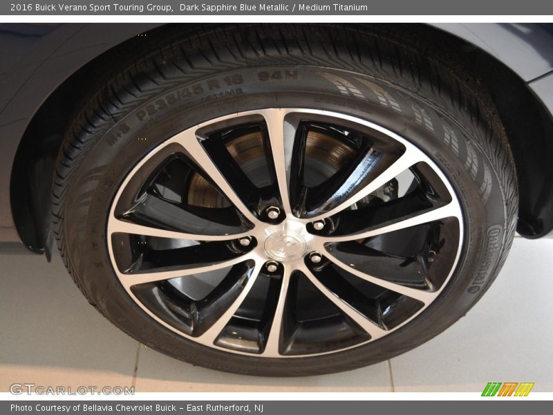 Dark Sapphire Blue Metallic / Medium Titanium 2016 Buick Verano Sport Touring Group