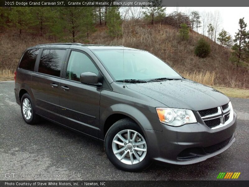 Granite Crystal Metallic / Black/Light Graystone 2015 Dodge Grand Caravan SXT