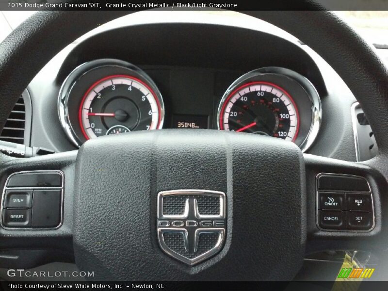 Granite Crystal Metallic / Black/Light Graystone 2015 Dodge Grand Caravan SXT