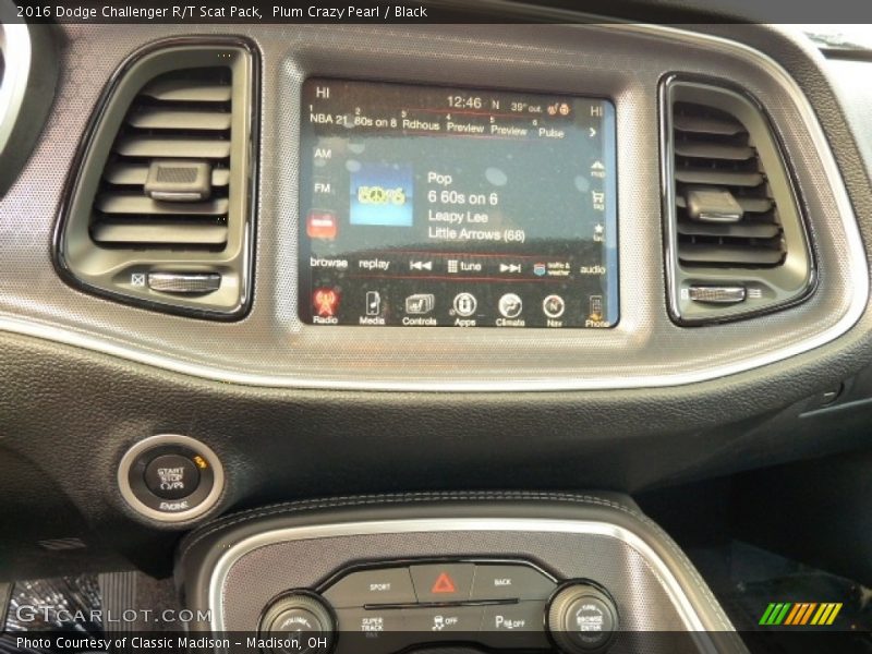 Plum Crazy Pearl / Black 2016 Dodge Challenger R/T Scat Pack