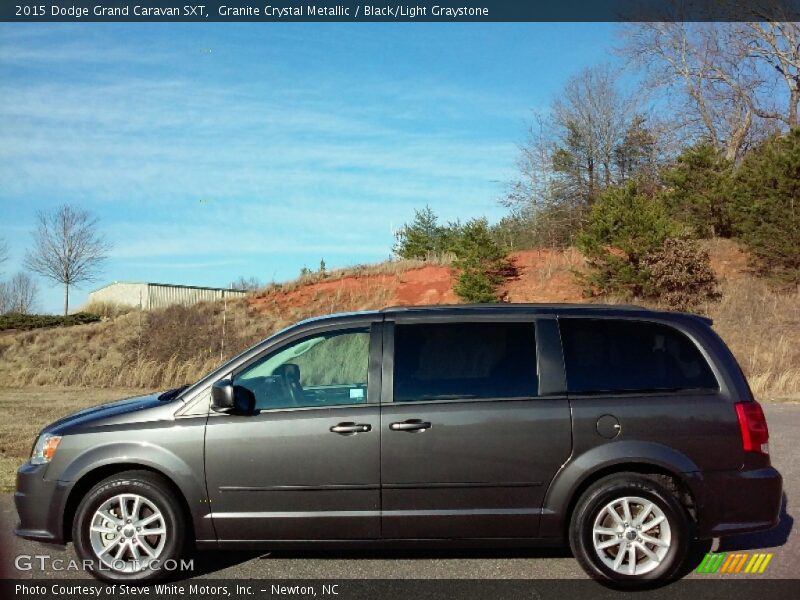 Granite Crystal Metallic / Black/Light Graystone 2015 Dodge Grand Caravan SXT