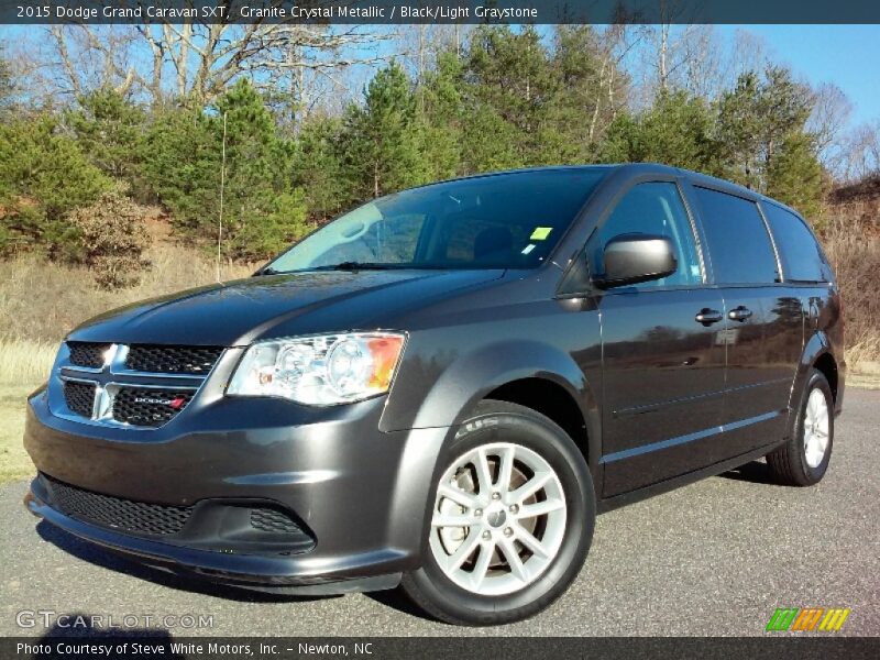 Granite Crystal Metallic / Black/Light Graystone 2015 Dodge Grand Caravan SXT