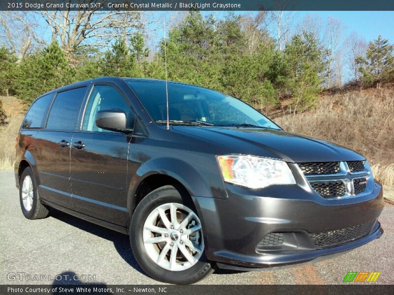 Granite Crystal Metallic / Black/Light Graystone 2015 Dodge Grand Caravan SXT