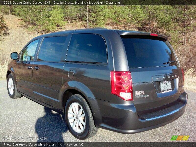 Granite Crystal Metallic / Black/Light Graystone 2015 Dodge Grand Caravan SXT