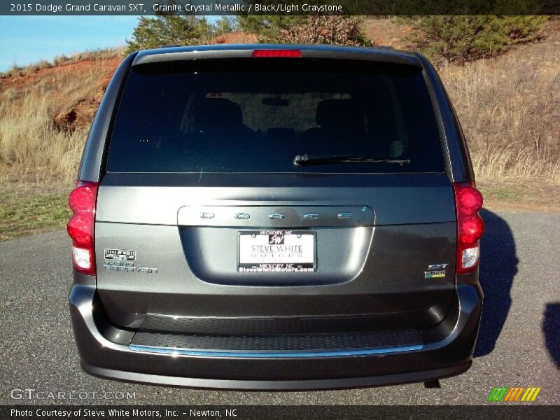 Granite Crystal Metallic / Black/Light Graystone 2015 Dodge Grand Caravan SXT