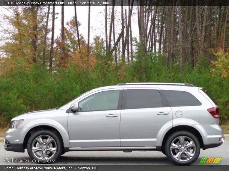 Billet Silver Metallic / Black 2016 Dodge Journey Crossroad Plus