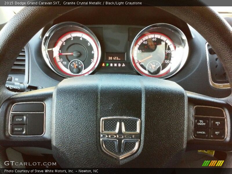 Granite Crystal Metallic / Black/Light Graystone 2015 Dodge Grand Caravan SXT